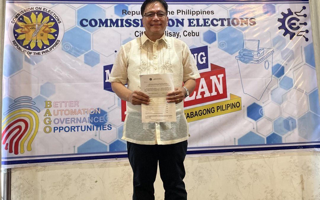 Alito Bacaltos, re-elected city councilor